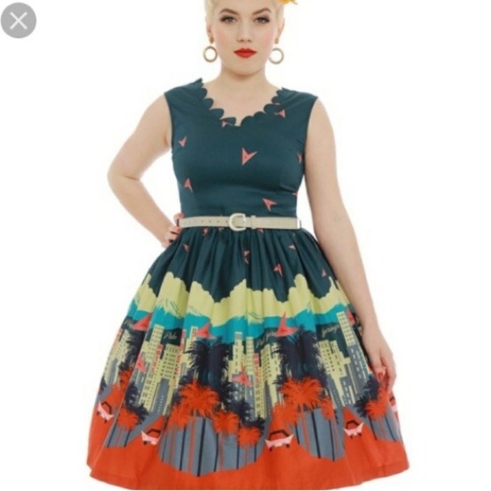 Lindy Bop Palm Springs Swing Dress